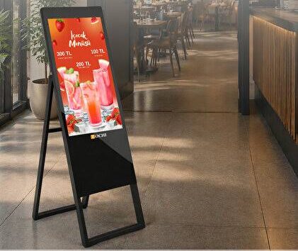 Vista Kurumsal tarafından kurulan profesyonel dijital menü board ekranı